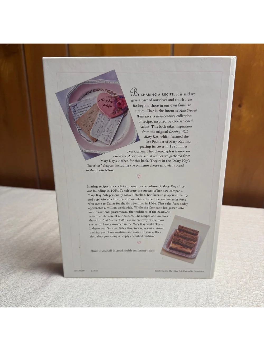 Mary Kay And Stirred With Love Cookbook Recipes & Reflections Hardcover